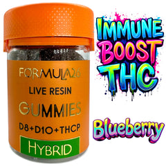 Immune Boost BLUEBERRY High THC Gummies 4500mg 15 Count