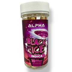 Black Ice THCa Pre Rolls 10 Pack 12.5g 🟣 Indica