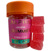 STRAWBERRY LEMONADE Relax Gummies CBD CBG CBN Delta 9 THC 18 CT