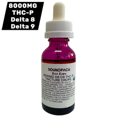 SoundPack THC Oil Tincture Drops 8000MG Watermelon Delta 8 9 THCP 30ml