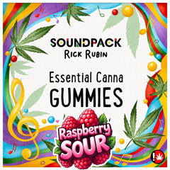 THC Raspberry Sour Gummies 600mg 6 Pack Delta 8 Delta 9 SoundPack Rick Rubin