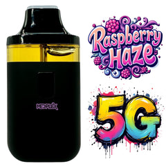 Raspberry Haze Disposable Vape Pen 5g Sativa