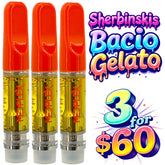 Sherbinskis Bacio Gelato THC Cart 1g Hybrid