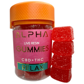STRAWBERRY Relax Gummies CBD CBG CBN Delta 9 THC 18 CT