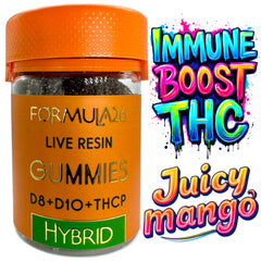 Immune Boost JUICY MANGO High THC Gummies 4500mg 15 Count