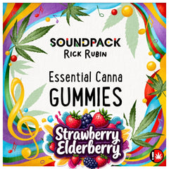 THC Strawberry Elderberry Gummies 600mg 6 Pack Delta 8 Delta 9 SoundPack Rick Rubin