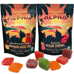 2x 3600mg Raspberry + Strawberry Lemonade 7200mg THC Blend Vegan 60 Pack