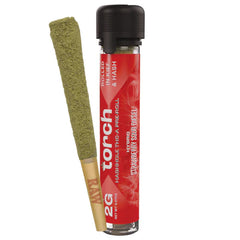 Strawberry Sour Diesel Hybrid Torch 2g THC-A Hash Pre Roll