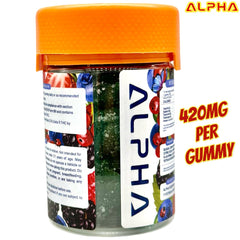 420MG Berry Medley 5040mg THC Delta 8 Delta 9 Gummies 12 Count