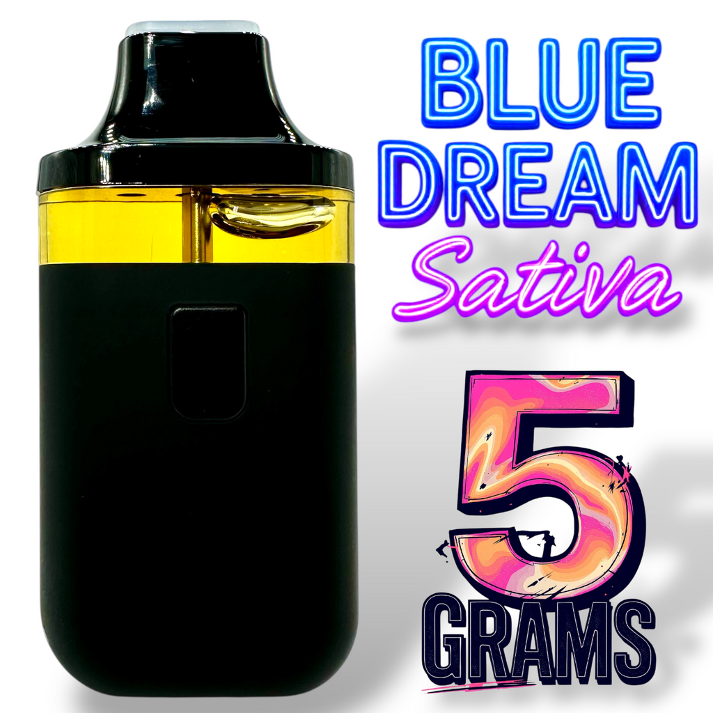 Blue Dream THC Disposable Vape Pen 5g Sativa MedPlex Blue Dream THC Disposable Vape Pen 5g Sativa MedPlex