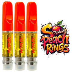 Formula26 Strawberry Peach Rings Sativa 510 Thread THC Blend Cartridge 1g