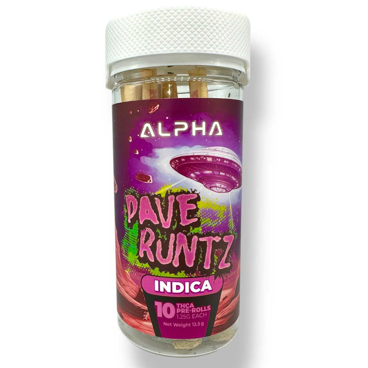 Pave Runtz THCa Pre Rolls 10 Pack 12.5g 🟣 Indica