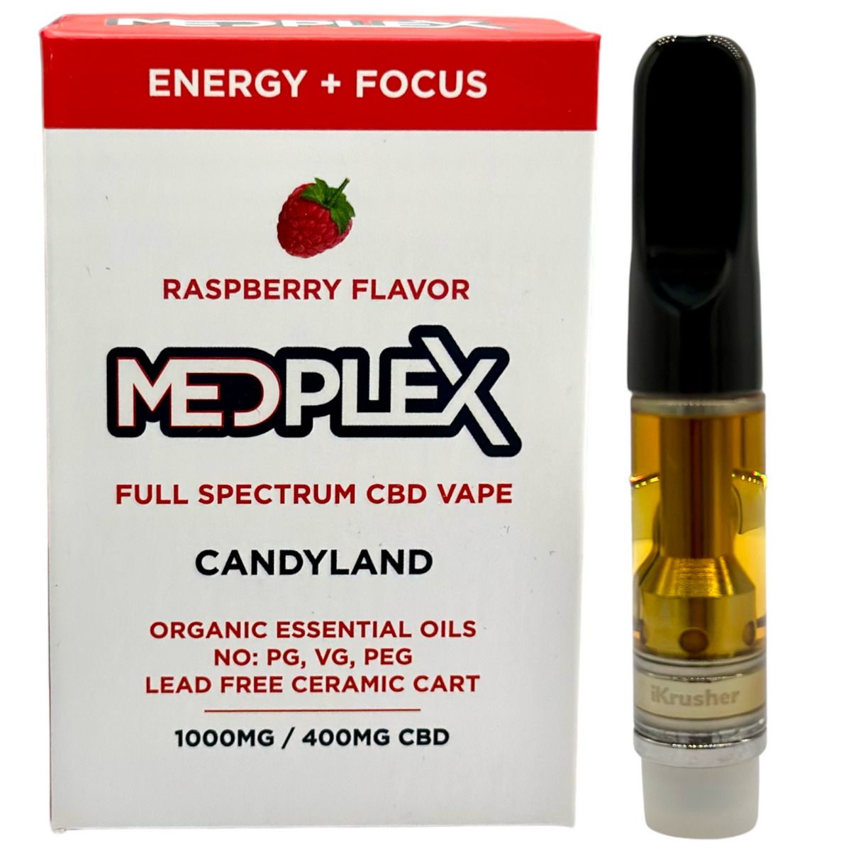 Strawberry CBD Vape Cart MedPlex Strawberry CBD Vape Cart MedPlex