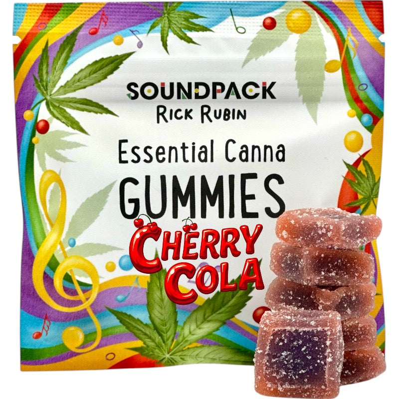 THC Cherry Cola Gummies 600mg 6 Pack Delta 8 Delta 9 SoundPack Rick Rubin