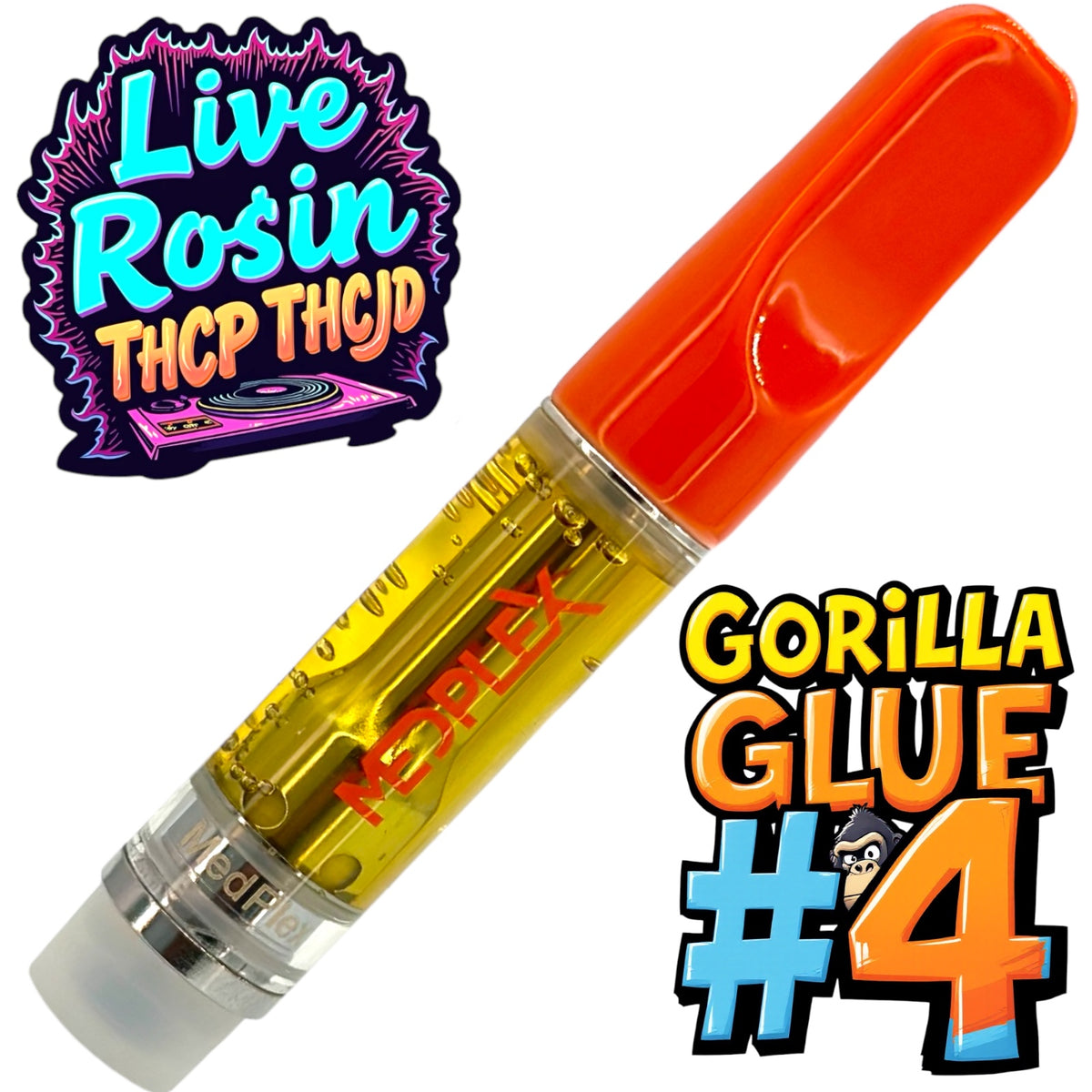 Formula26 Gorilla Glue #4 Hybrid 510 Thread THC Blend Cartridge 1g