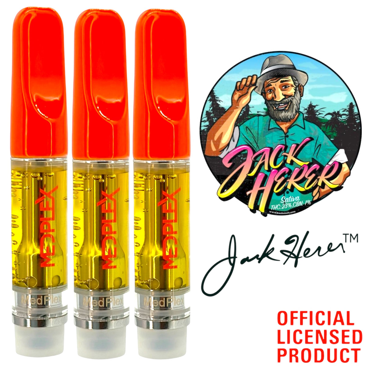 Formula26 Jack Herer Sativa 510 Thread THC Blend Cartridge 1g