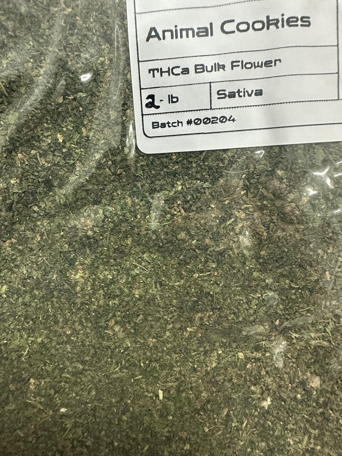 Animal Cookies Exotic THCa Flower Shake 1/4 LB 114g AAA Sativa