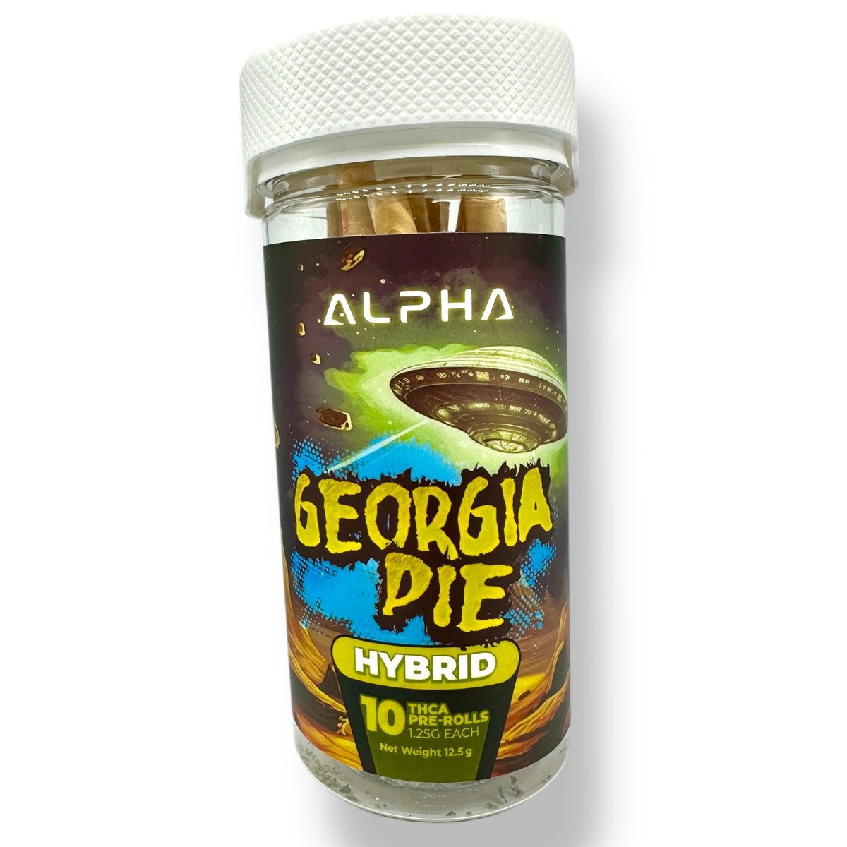 Georgia Pie THCa Pre Rolls 10 Pack 12.5g 🟢 Hybrid