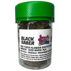 Black Saber Exotic THCA Flower Indica 10g