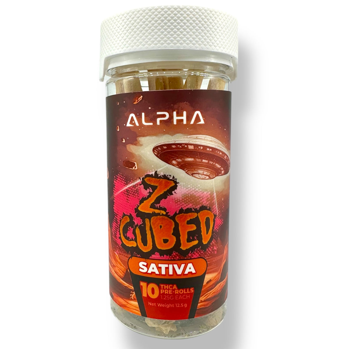 Z Cubed THCa Pre Rolls 10 pack 12.5g 🔴 Sativa