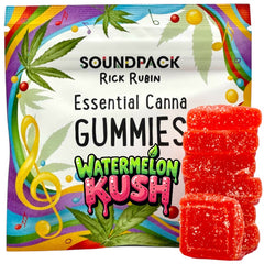 THC Watermelon Kush Gummies 600mg 6 Pack Delta 8 Delta 9 SoundPack Rick Rubin