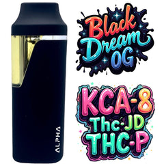 Nano² BLACK DREAM OG Sativa thcp thcjd kca8 Disposable Vape Pen 2G