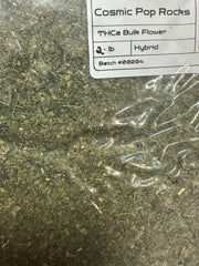 Cosmic Poprocks Exotic THCa Flower Shake 1/4 LB 114g AAA Hybrid