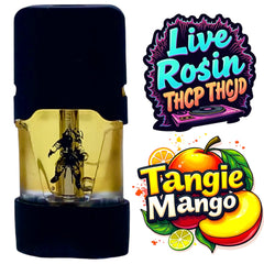 Live Rosin Tangie Mango Hybrid THC Pod 1g THCP THCJD HHCO Delta-8