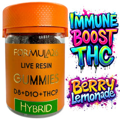 Immune Boost BERRY LEMONADE High THC Gummies 4500mg 15 Count