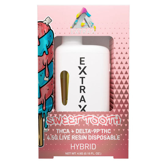Adios Extrax Sweet Tooth Hybrid THCA THC-P Disposable Vape Pen 4.5g