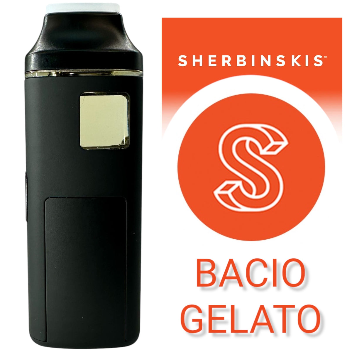 Sherbinskis Bacio Gelato Hybrid HHC HHC-P THC-P Disposable Vape Pen 2G