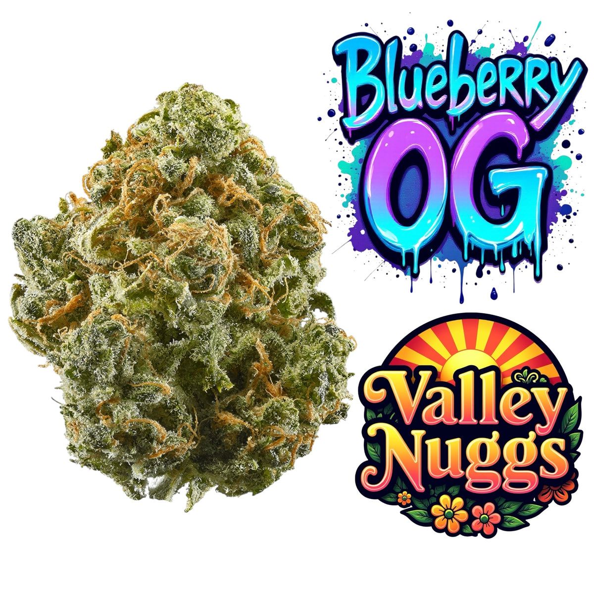 THC Flower Exotic Smalls BLUEBERRY OG INDICA 10g 28g 112g THCa