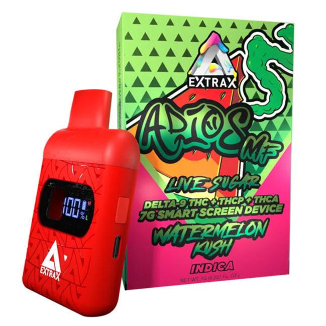 Adios Extrax 7G WATERMELON KUSH INDICA THCA THC-P Disposable Vape Pen