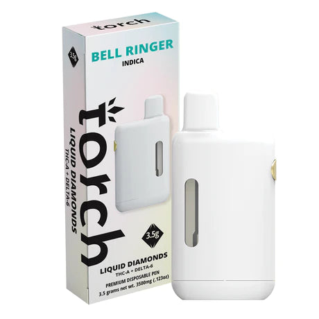 Liquid Diamonds Bell Ringer Indica THC-A Torch Disposable Vape Pen 3.5g
