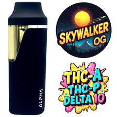 Nano² Alpha SKYWALKER OG Indica Disposable Vape Pen THC THCA THCP 2g