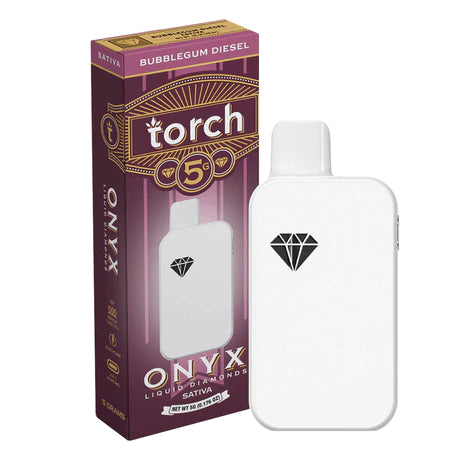 Onyx Bubblegum Diesel Sativa Torch THC-A THC-P Disposable Vape Pen 5g