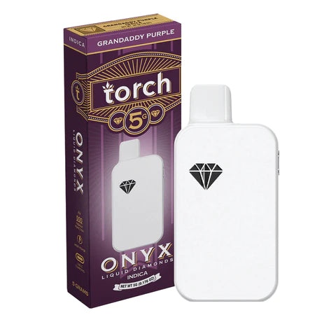 Onyx Grandaddy Purple Indica Torch THC-A THC-P Disposable Vape Pen 5g