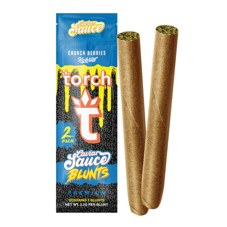 Blunts Caviar Sauce Crunch Berries Hybrid Torch THC-A Infused Pre Rolls 4.4g 2 Count