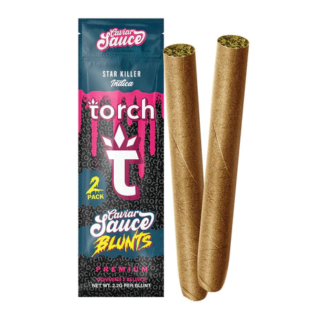 Blunts Caviar Sauce Starkiller Indica Torch THC-A Infused Pre Rolls 4.4g 2 Count