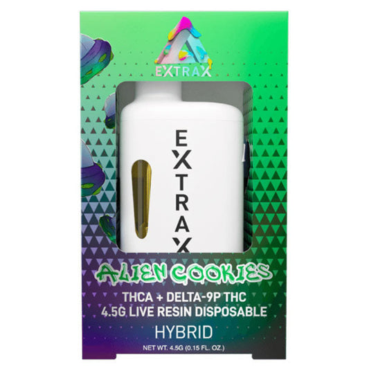 Adios Extrax Alien Cookies Hybrid THCA THC-P Disposable Vape Pen 4.5g