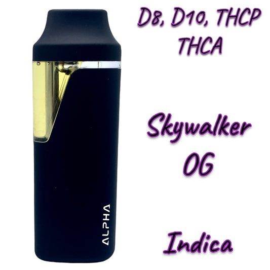 Nano² Alpha SKYWALKER OG Indica Disposable Vape Pen THC THCA THCP 2g