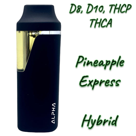 Nano² Alpha PINEAPPLE EXPRESS HYBRID Disposable Vape Pen THC THCA THCP 2g