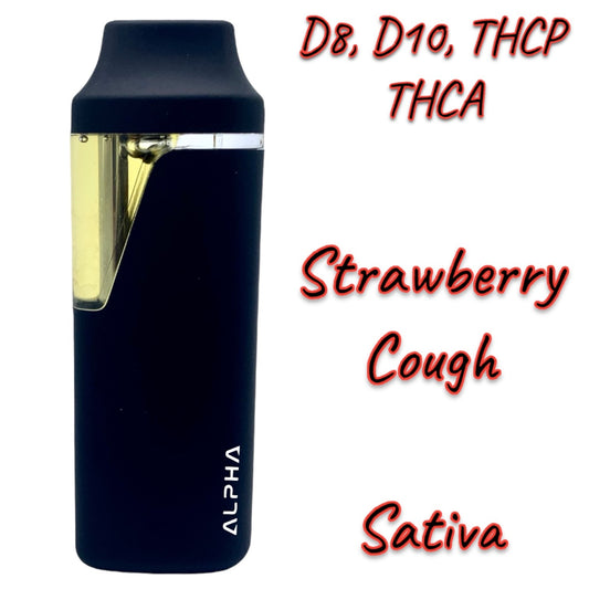 Nano² Alpha STRAWBERRY COUGH Sativa Disposable Vape Pen THC THCA THCP 2g