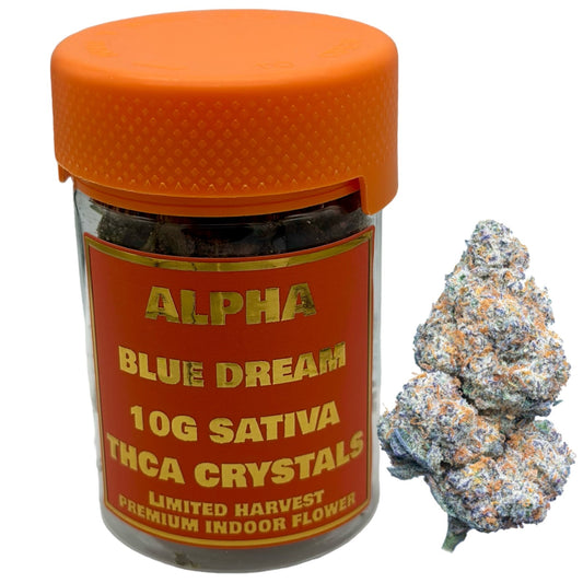 Alpha THC-A Blue Dream Sativa Delta 9 Flower 10g