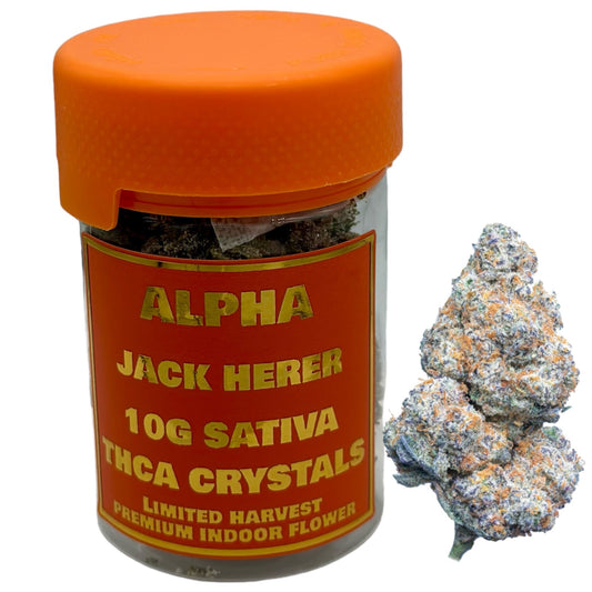 Alpha THC-A Jack Herer Sativa Delta 9 Flower 10g