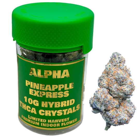 Alpha THC-A Pineapple Express Hybrid Delta 9 Flower 10g