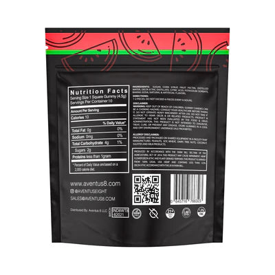 Aventus 600mg Delta-8 THC Watermelon Gummies Vegan 10 Pack