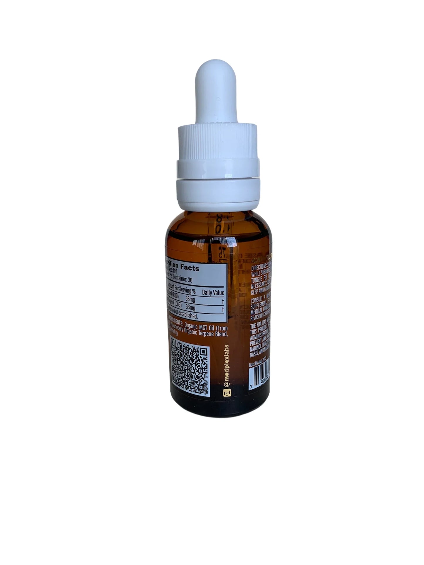 CBG + CBD Oil Clementine Kush Sativa Tincture Drops 2000mg