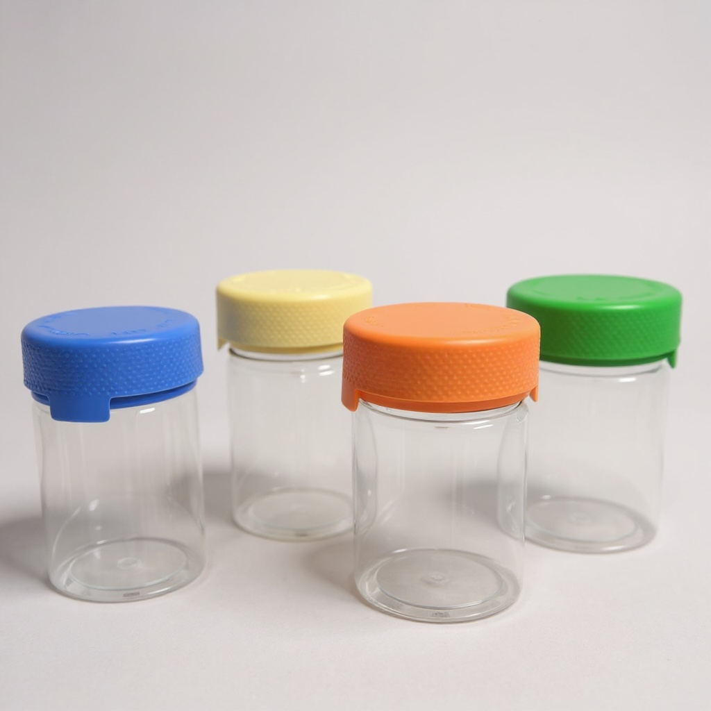 Chubby Gorilla Style Aviator 4 oz Jars Wholesale 400 CT for Weed Flower Pre Rolls Gummies Pills Liquid Hash BEIGE caps