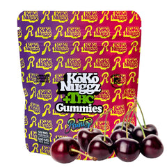 Koko Black Cherry 500mg THC Gummies Vegan Gummies 10 Ct